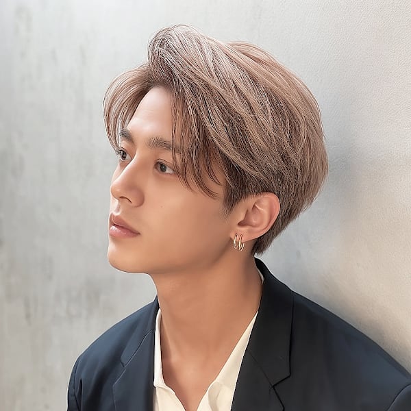 【メンズ限定】メンズカット+カラー¥7,700【ハイトーン/センターパート】