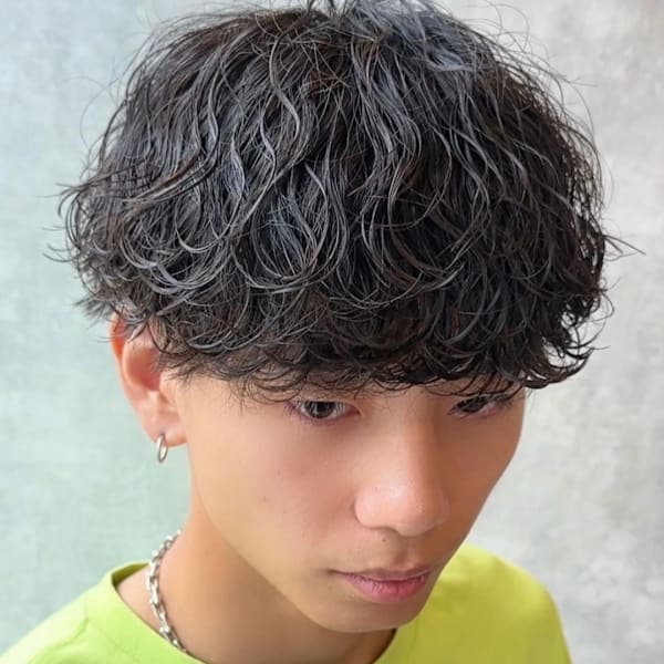 【メンズ限定】メンズカット＋ツイストスパイラルor波巻き ￥11,000【川崎】