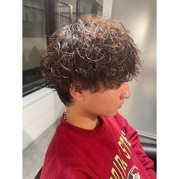 【メンズ限定】メンズカット＋カラー＋パーマ（ツイスパ波巻き可） ￥15,400