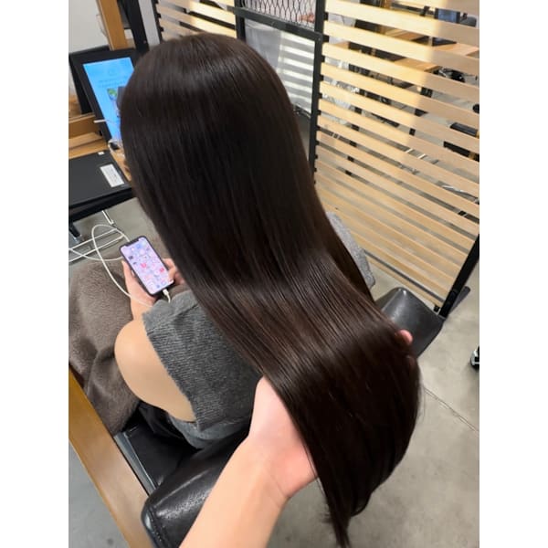 【3番人気】カット＋髪質改善縮毛矯正＋髪質改善カラー¥38,500→¥20,900