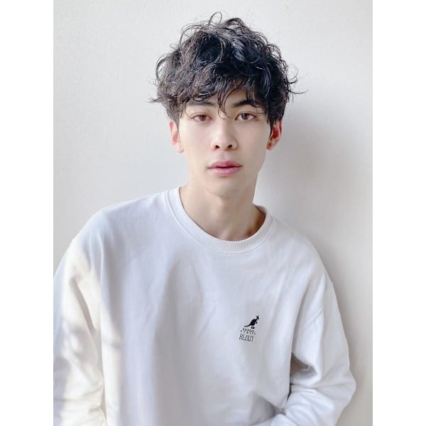 メンズカット+パーマ¥13200