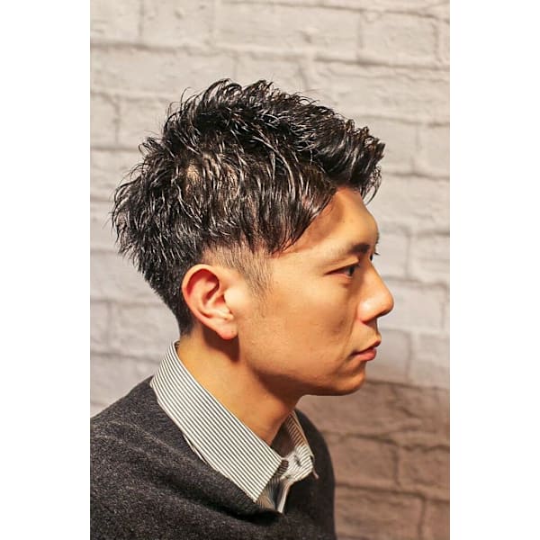 【初回限定】カット+メンズパーマ（120分）【新宿/理容室/バーバー/メンズ】