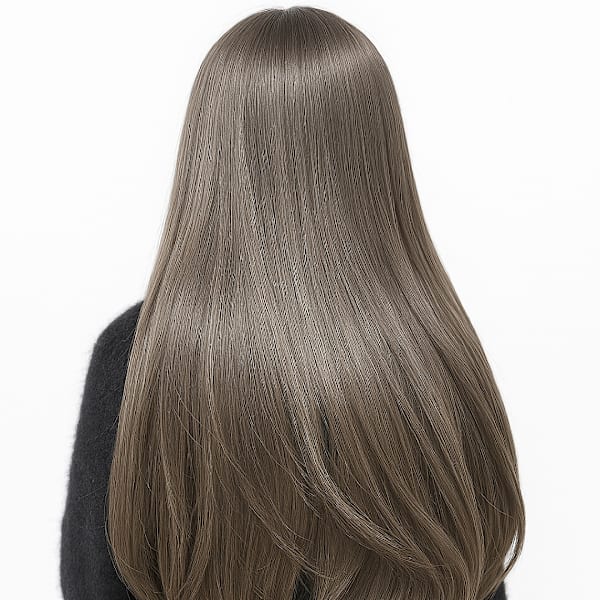 《髪質改善》縮毛矯正＋ケアカラー＋シルクトリートメント【新宿】