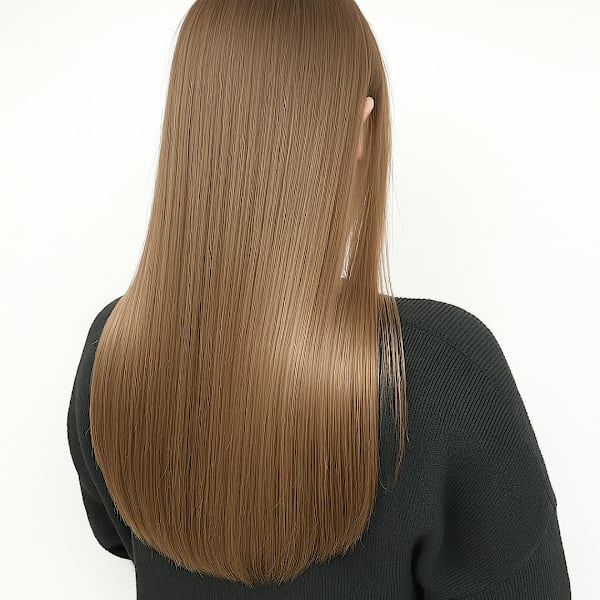 《ナチュラル》縮毛矯正＋カット＋シルクトリートメント【新宿】