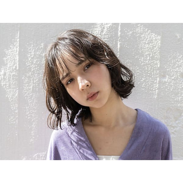 【こなれ感を演出】パーマ+カット+トリートメント+marbb