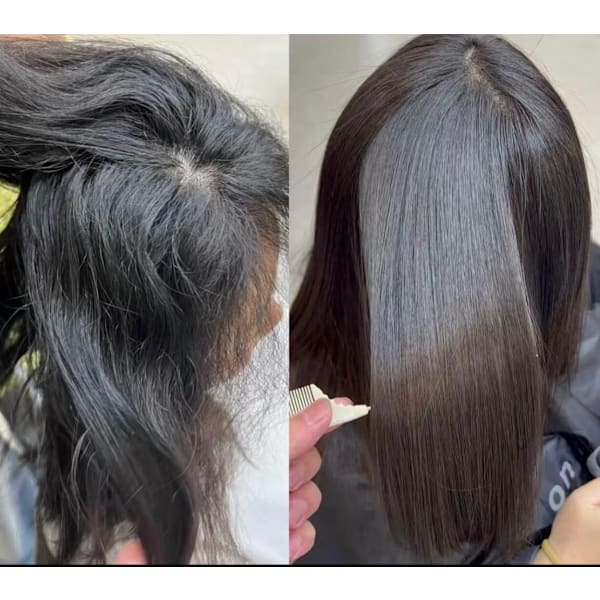 【気になる癖のお悩みに☆】カット+縮毛矯正リタッチ+トリートメント¥18960→¥12990