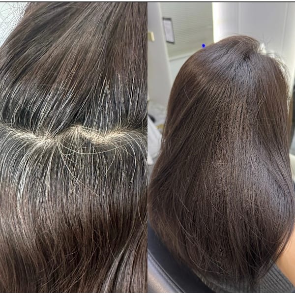 【白髪染めOK!!】カット+リタッチカラー+トリートメント¥11460→¥8800