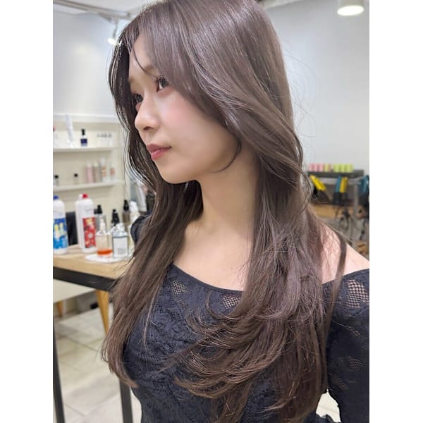 【55%OFF】raiji限定★レイヤーカット+シルクオイルカラー+髪質改善コア¥9654