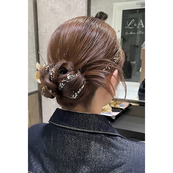 洋装のへアセット ¥3,850