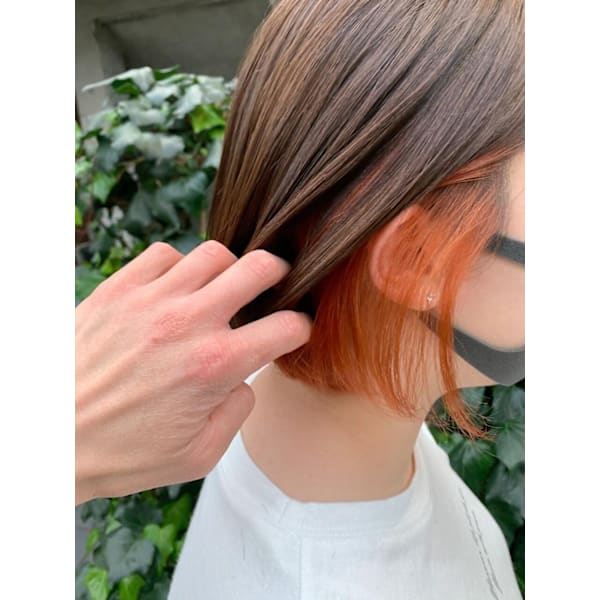 ☆今話題☆カット＆インナーカラー（ブリーチ）＆カラー