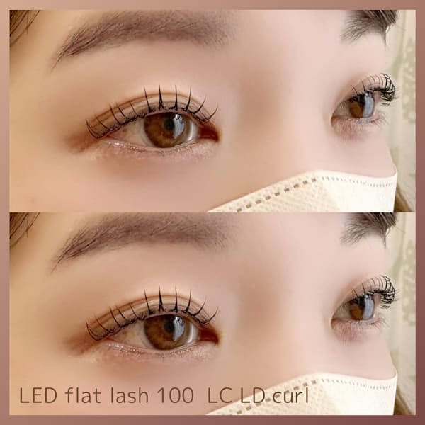 高持続LEDエクステ 100本