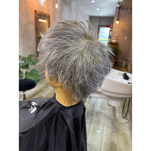 メンズダブルカラー＋カット