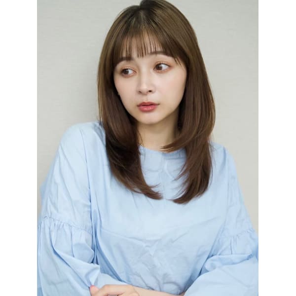 *乾かすだけでツヤッとまとまる♪小顔カット¥7700→¥6930