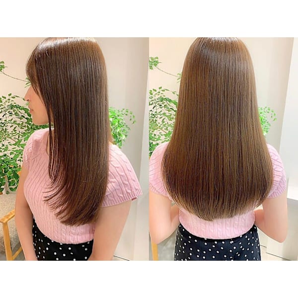 デザインカット＋巻ける♪縮毛矯正＋トリートメント