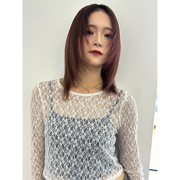 【期間限定】透明感カラー+髪質改善2stepトリートメント