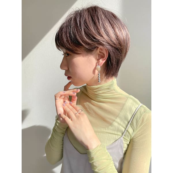 【気になる根元】リタッチカラー+似合わせカット