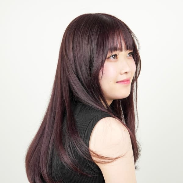 カット + inoaオイルカラー +毛髪補修処理剤、残留アルカリ除去 🚙無料送迎サービス