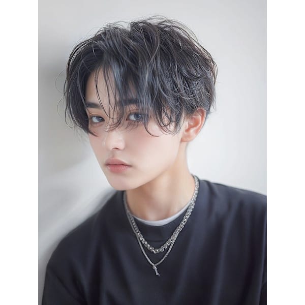 メンズカット+メンズパーマ+炭酸シャンプー￥14,300→￥12,100