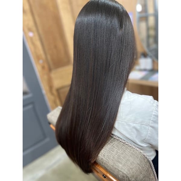 【水分量UPでツヤ髪に☆】カット+髪質改善カラー￥12,000