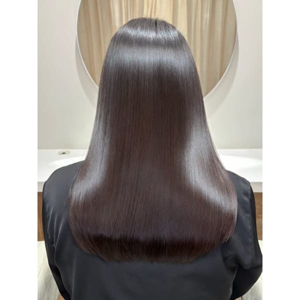 【美髪★看板メニュー】髪質改善ストレート＋高濃度トリートメント　￥31,900→￥25,520