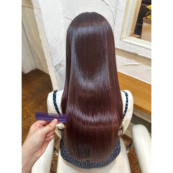 カット＋高濃度水素カラー＋２ステップトリートメント