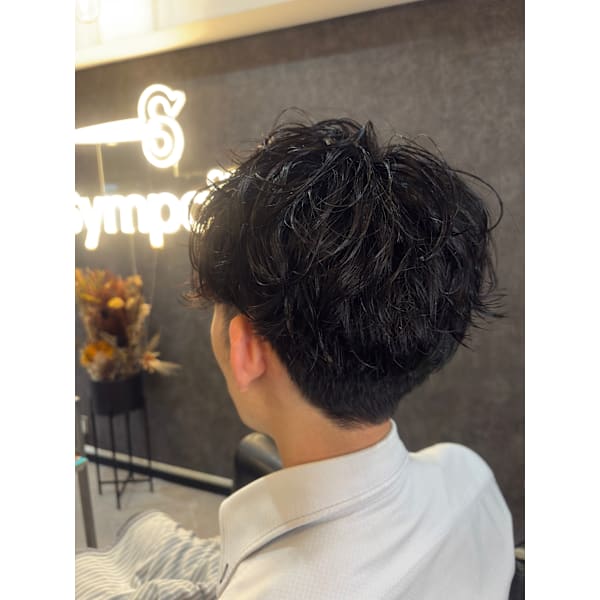 【新規:平日限定◎パーマコース】メンズカット40分+パーマ90分◇