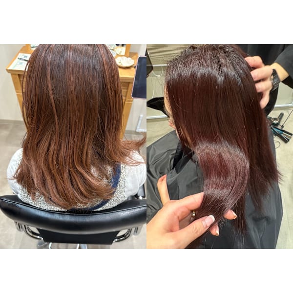 NEW!髪質改善【ヘアポテンツァ】カット×フルカラー×美還元TRヘアポテンツァ ¥17400