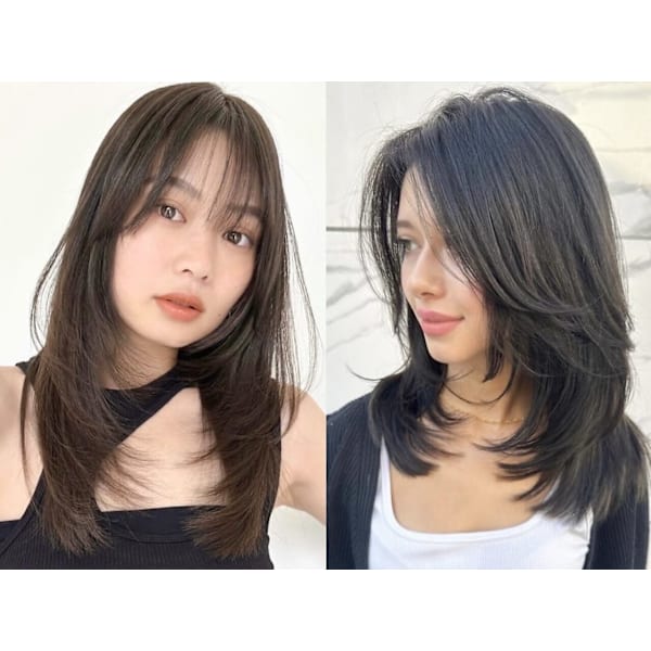 カット＋透明感カラー＋システムトリートメント