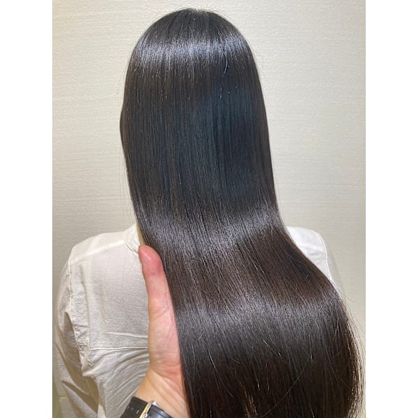 《自分史上最高の美髪》髪質改善ストレート+カット→27500