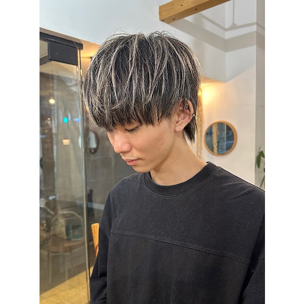 カネコ指名限定★税込５５００円【メンズカット＋メッシュ (ブリーチ込)】 指名料なし！