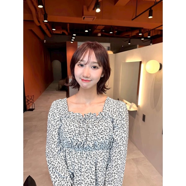 【ご新規様限定】小顔カット+透明感力ラー+トリートメント¥8,800