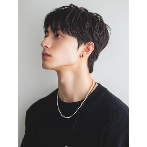 メンズカット+眉毛カット+ダウンパーマ　￥9,900→￥7,900