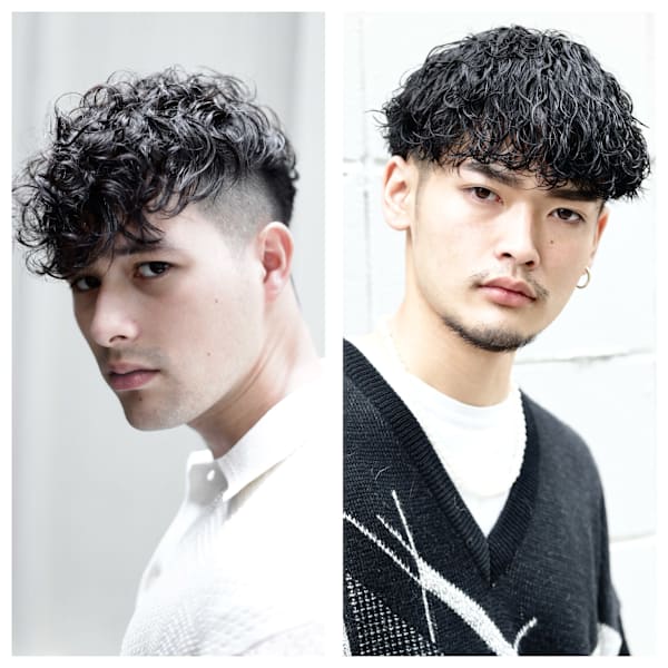 【12月当日限定メンズ新規限定】平日11時〜17時　カット＋パーマ＋ナノバブルスパ