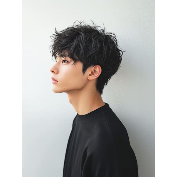 【メンズ限定】カット＋パーマ＋systemトリートメント￥11400