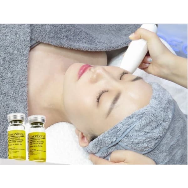 【スピード小顔】韓国脂肪分解レモンボトル(4cc)+小顔リフト3000shot¥13800