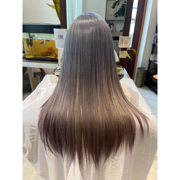 new!!色持ちUP↑ツヤツヤ♪さらさら♪質感再整カラー♪エイジング毛◎
