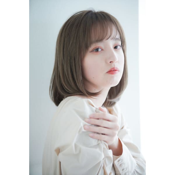 【迷ったらこれ】カット+カラーリング+エミームトリートメント/白髪染めも可