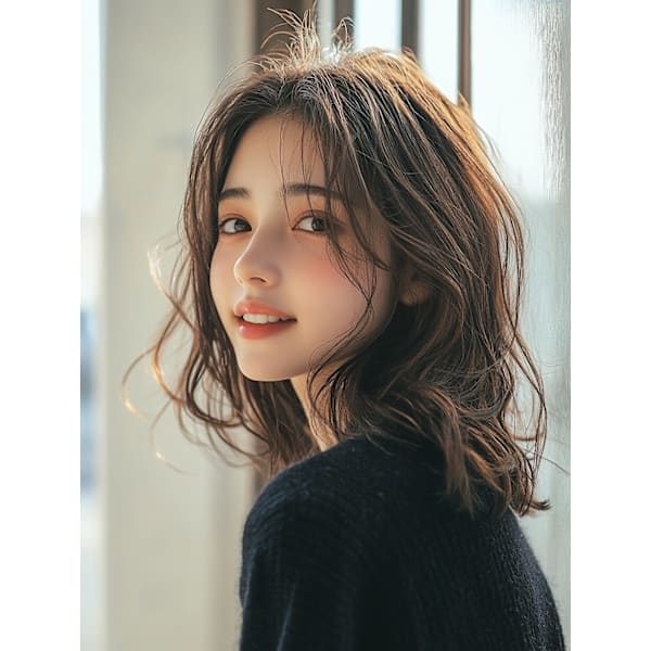 【大人の上品カール】似合わせカット＋コテ巻風デジパ＋2stepTR+クイックスパ