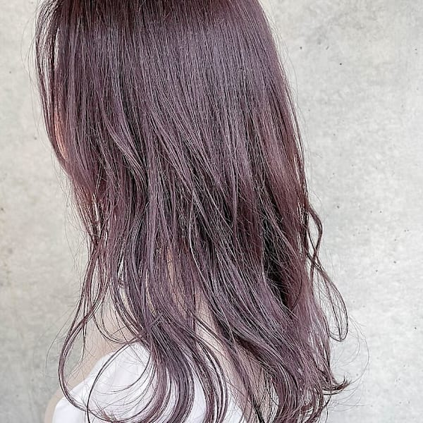 【柔らかく艶めく】ケアカラー＋ブロー