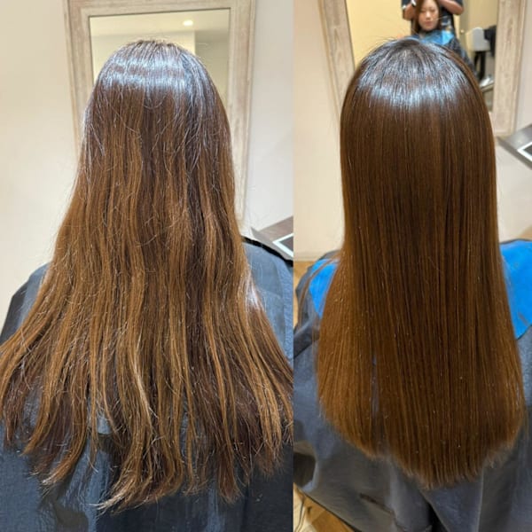 カット+髪質改善縮毛矯正+オーダーTr <クーポン内容確認>