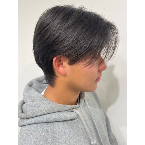 【髪質改善】メンズカット+曲がる縮毛矯正　¥15,400