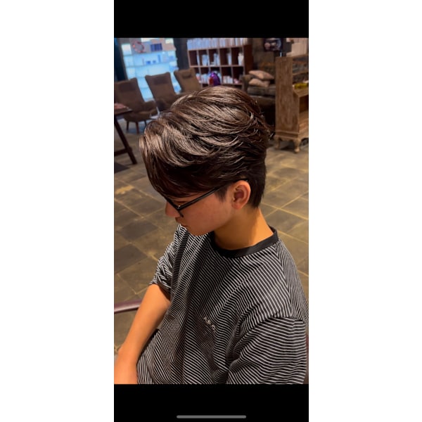 メンズカット＋お悩み相談パーマ