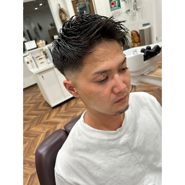 人気当店No.2☆メンズカット+シェービング+眉毛カット¥6,600