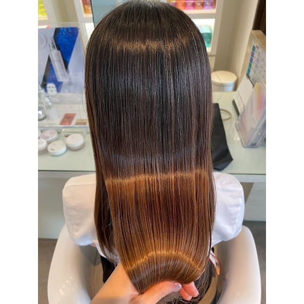 【初回30%OFF】高品質カラー+スキャルプケア+髪質改善オージュア7step・受付時間ご確認下さい