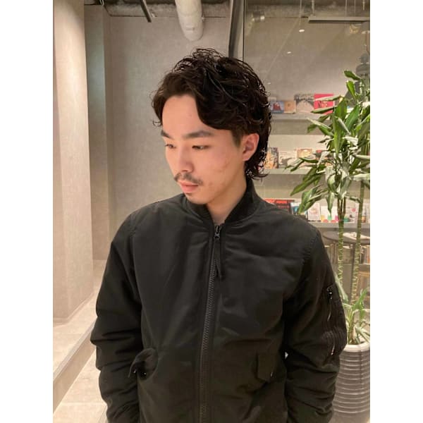 【植村指名限定】メンズカット＋ナチュラルパーマ￥6,600