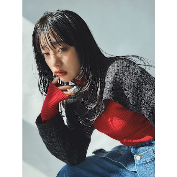 【人気No.3】カット+カラー+資生堂サブリミックTr ¥19.250⇒¥15.400