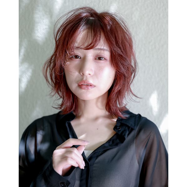 【平日限定】　似合せカット+カラー+ミルボントリートメント￥14100→¥8000