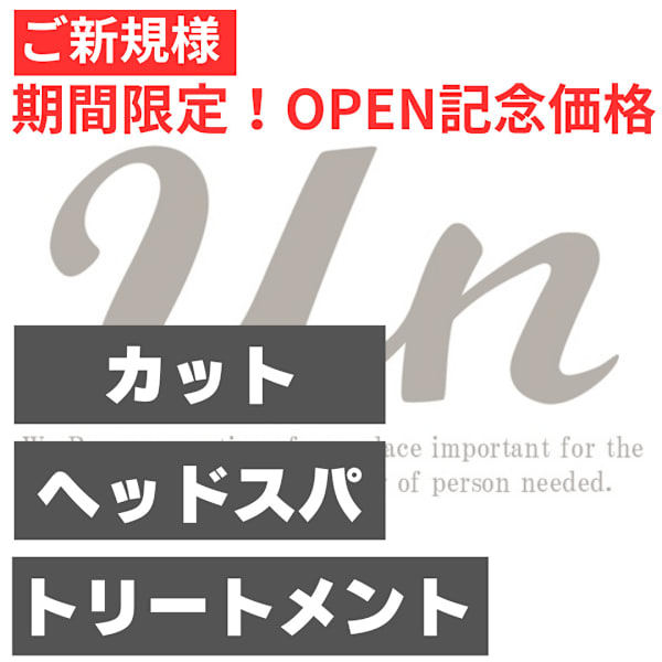 【OPEN記念価格☆】【男性オススメ★】初回限定ヘッドスパコース8800→￥5900
