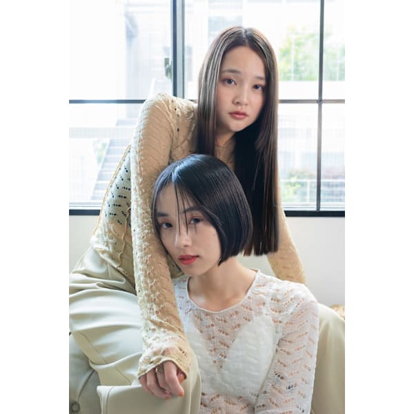 【1周年記念クーポン】カット+フルカラー+ハホニコトリートメント¥6400