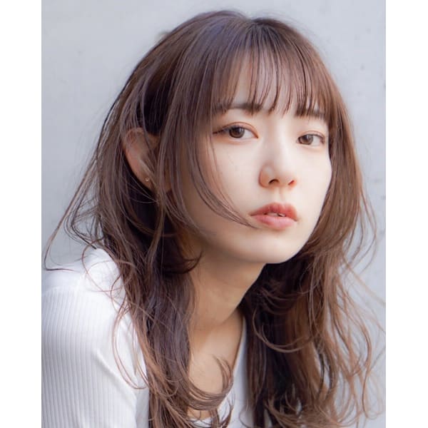 《平日9時～17時限定・90分コース》似合わせカット＋透明感カラー￥5,600